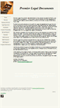 Mobile Screenshot of premierlegaldocs.com